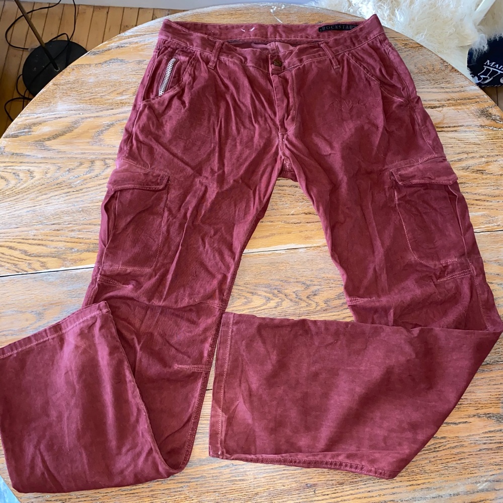 ROCKSTAR cotton stretch cargo pant/nice/33/33